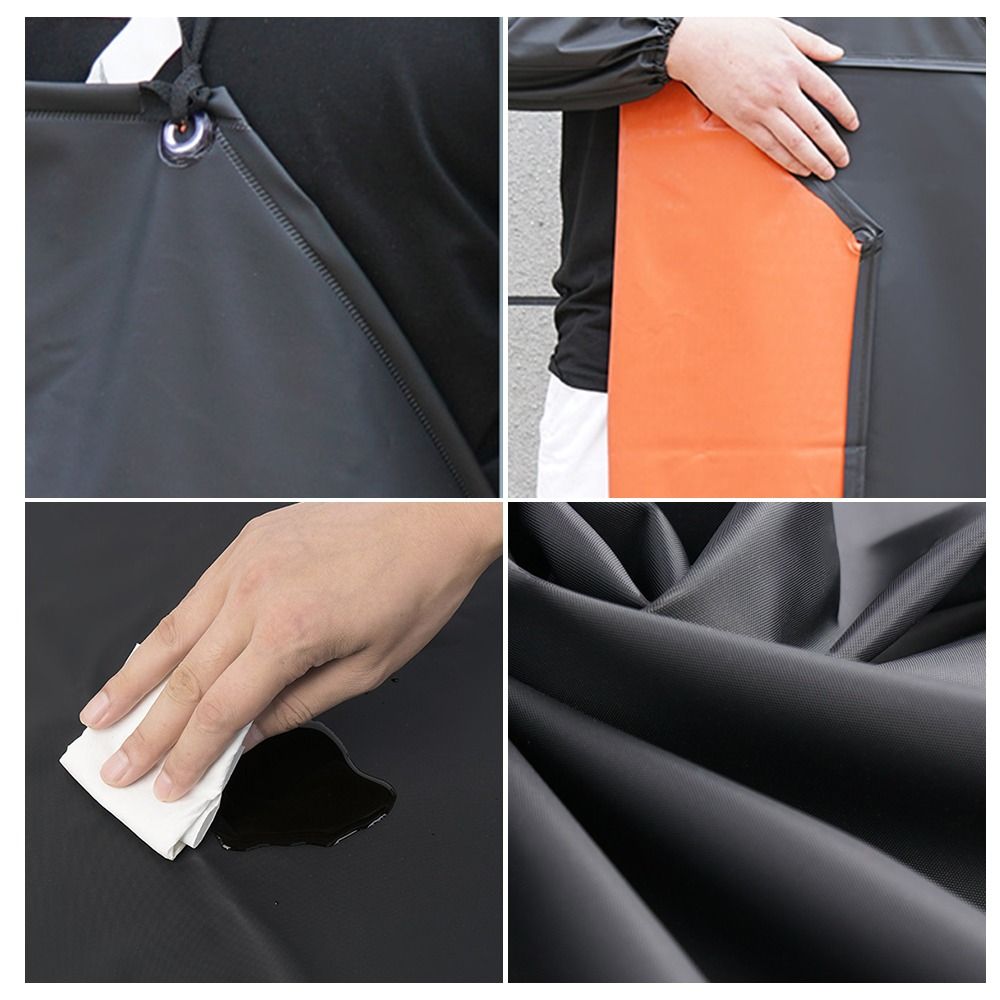 Home Cooking Chef - Soft PU Leather Kitchen Apron Black