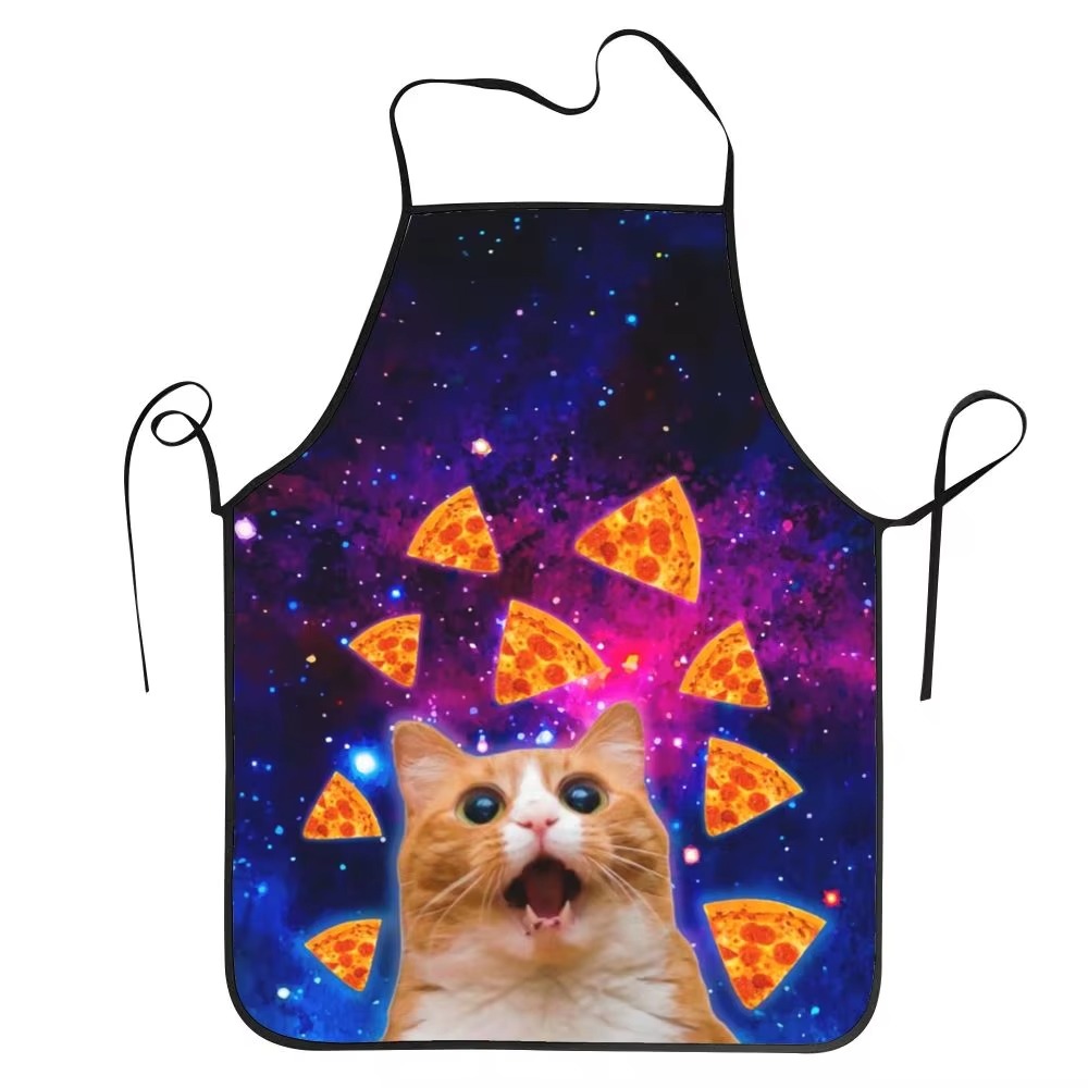 1PC Unisex Space Pizza Cat Apr - Home Cooking Chef บทวิจารณ์และราคา