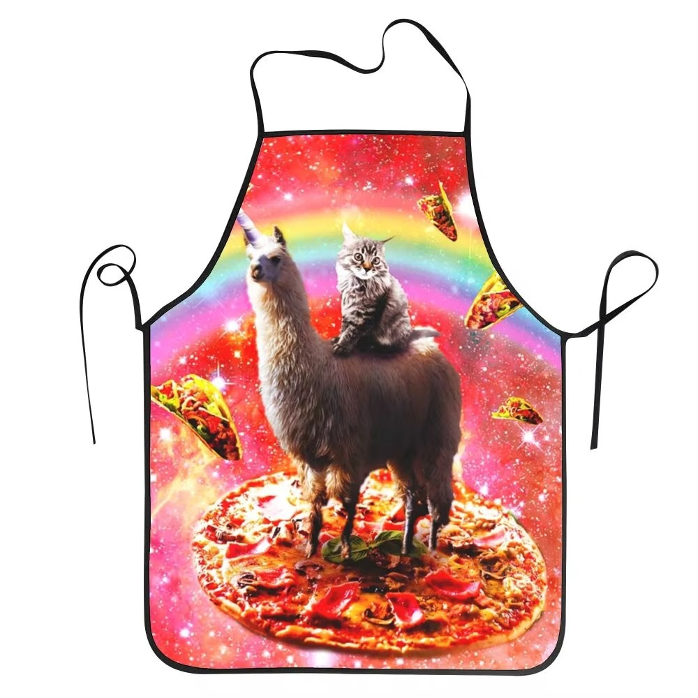 1PC Unisex Space Pizza Cat Apr - Home Cooking Chef บทวิจารณ์และราคา