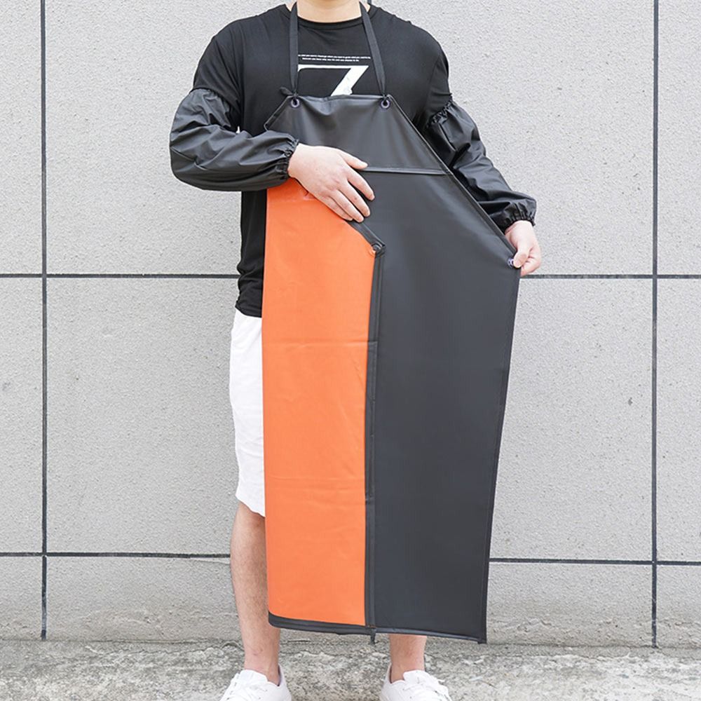 Soft PU Leather Kitchen Apron  - Home Cooking Chef บทวิจารณ์และราคา