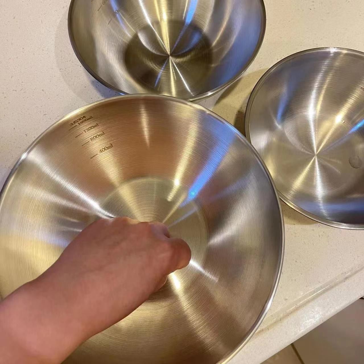 1-3 Stainless Steel Bowl Set w - Home Cooking Food บทวิจารณ์และราคา