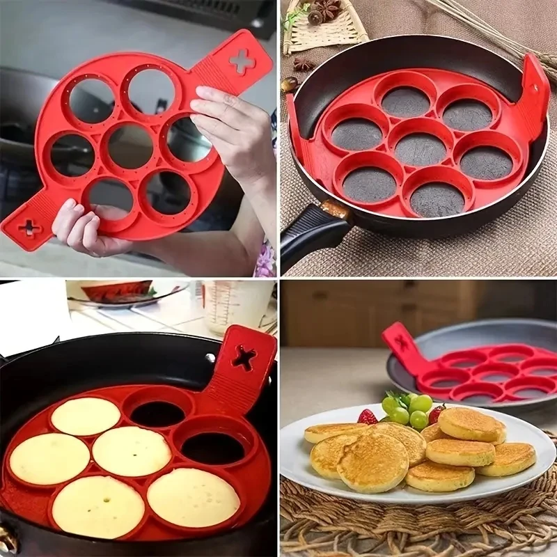 Silicone Non Stick Pot 7-Hole  - Home Cooking Food บทวิจารณ์และราคา