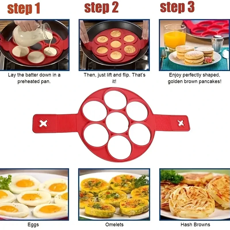 Silicone Non Stick Pot 7-Hole  - Home Cooking Food บทวิจารณ์และราคา