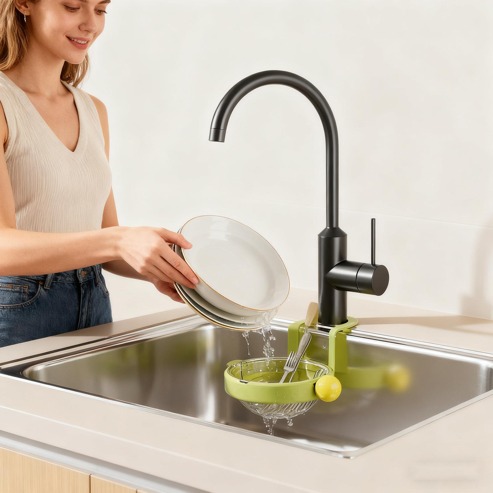 Sink Drain Basket Kitchen Auto - Home Cooking Meal บทวิจารณ์และราคา