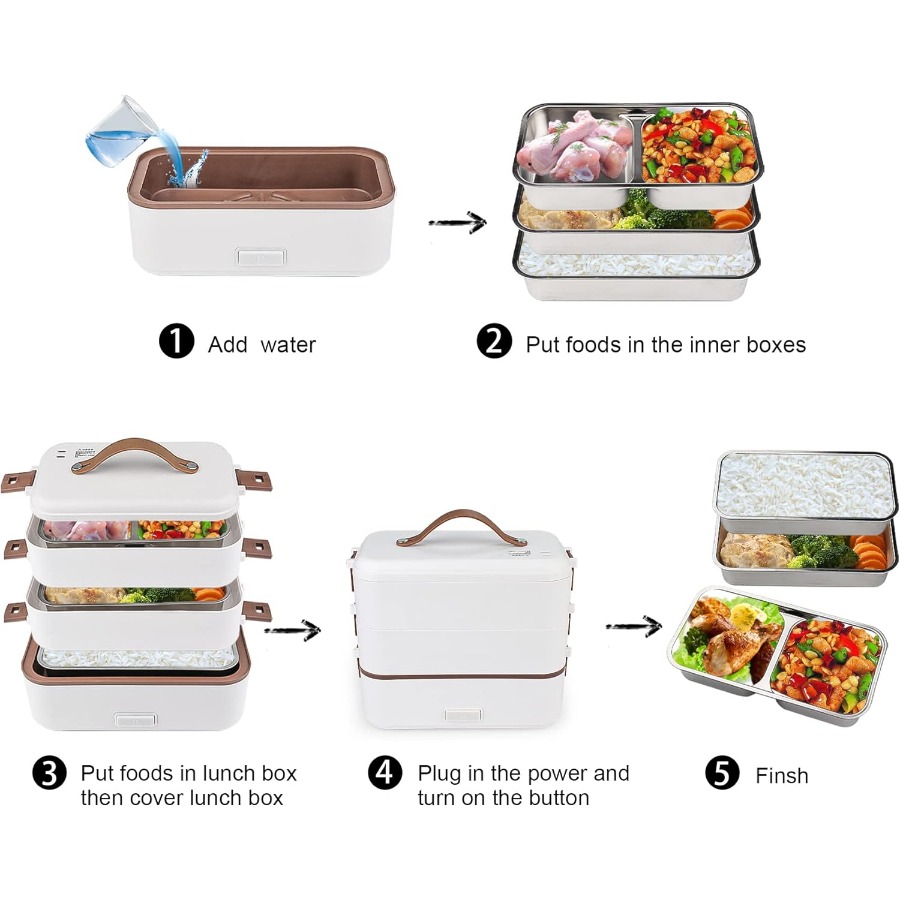 Self Cooking Electric Lunch Bo - Home Cooking Food บทวิจารณ์และราคา