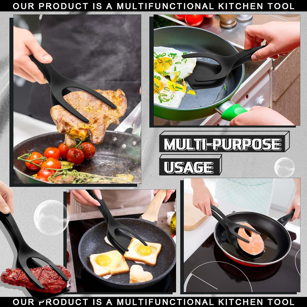 2 in 1 Grip Flip Spatula Clamp - Home Cooking Services บทวิจารณ์และราคา