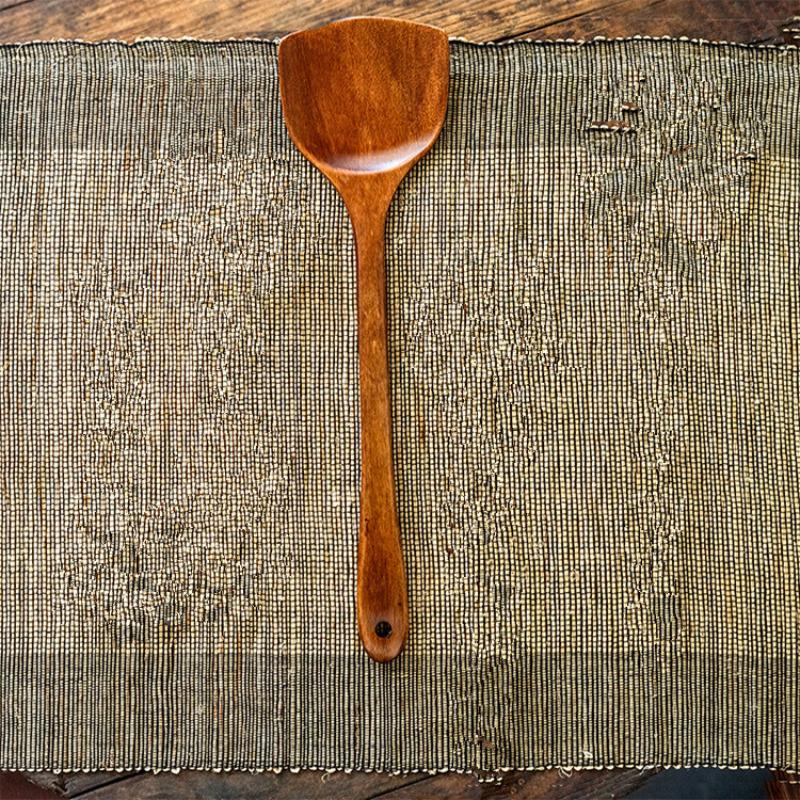 Wooden Spatula Long Handle Hea - Home Cooking Services บทวิจารณ์และราคา