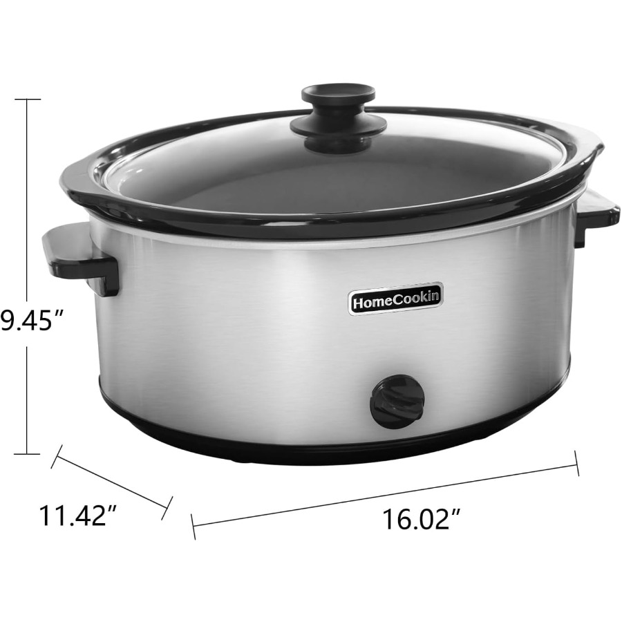 7 Quart Oval Manual Slow Cooke - Home Cooking Meal บทวิจารณ์และราคา