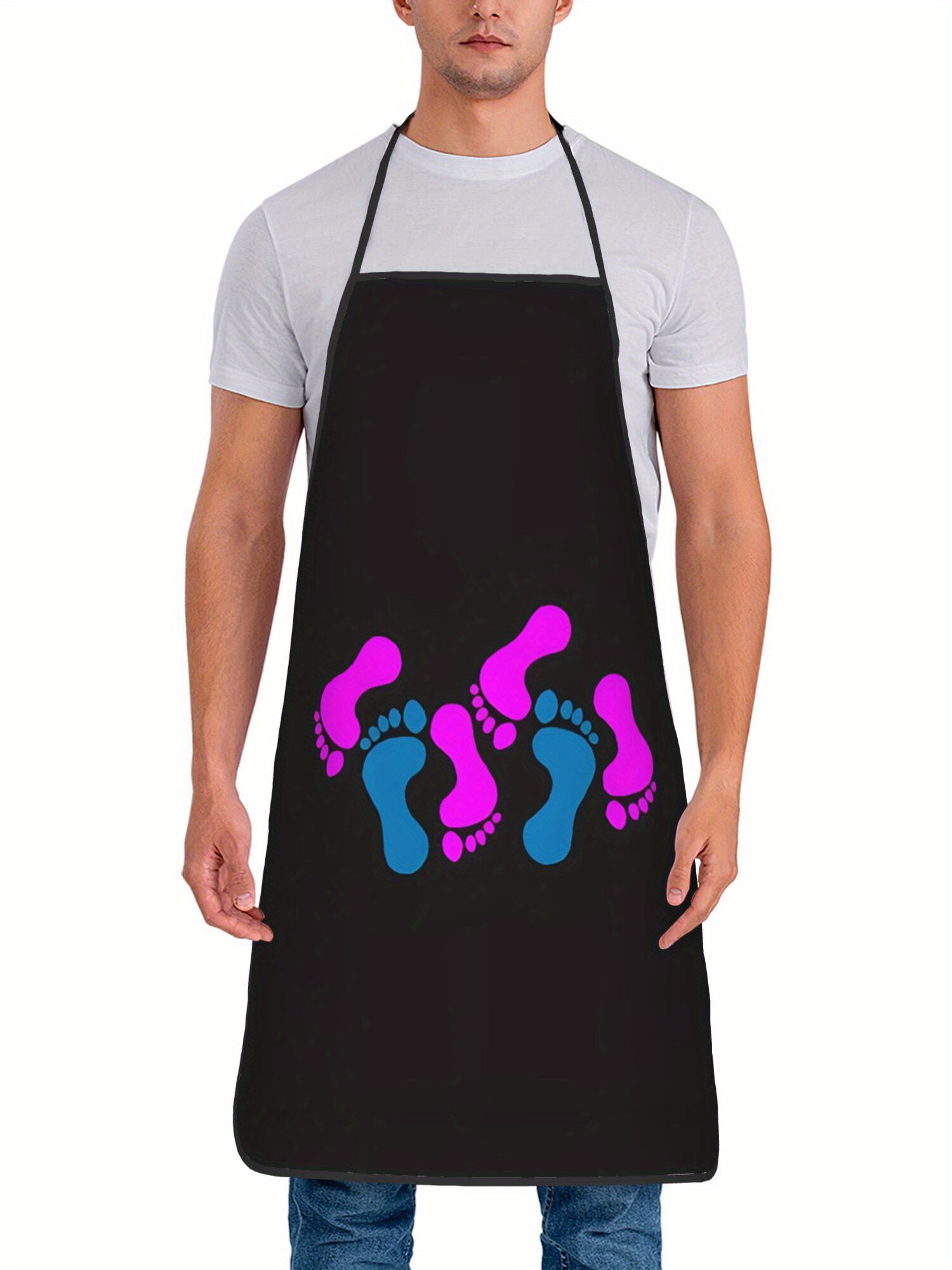 Baby Feet Kitchen Apron Pink B - Home Cooking Chef บทวิจารณ์และราคา