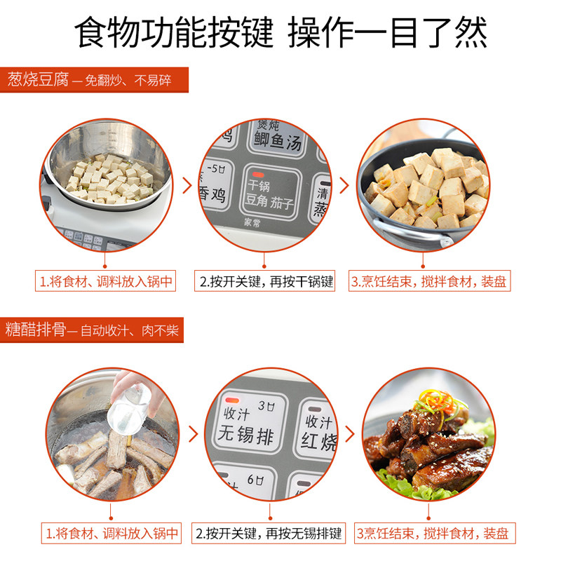 E15 Smart Cooking Robot, Large - Home Cooking Food บทวิจารณ์และราคา