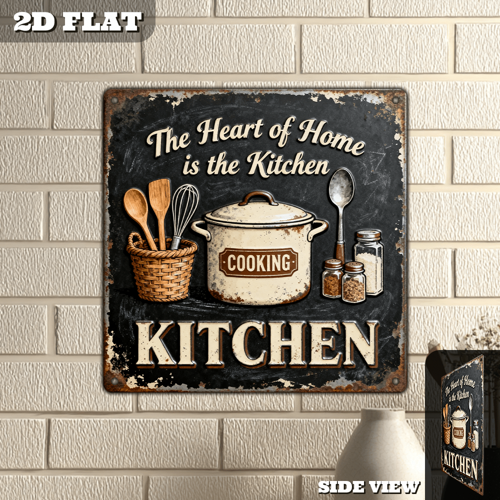 Vintage Metal Kitchen Wall Dec - Home Cooking Services บทวิจารณ์และราคา
