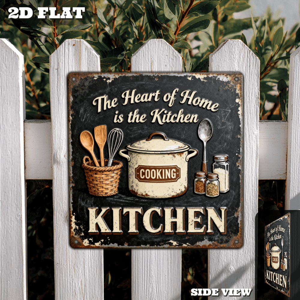 Vintage Metal Kitchen Wall Dec - Home Cooking Services บทวิจารณ์และราคา