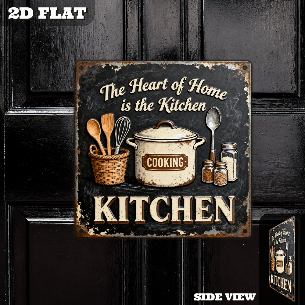 Vintage Metal Kitchen Wall Dec - Home Cooking Services บทวิจารณ์และราคา