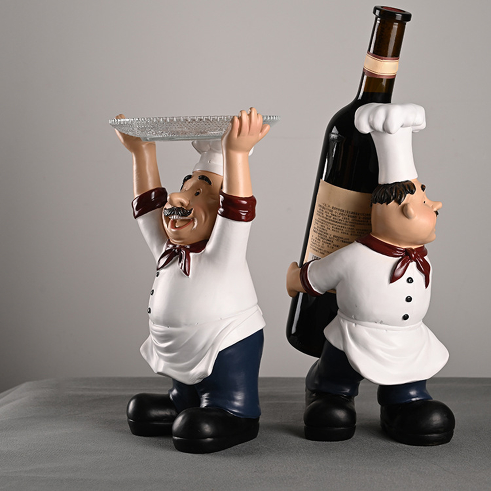 Country Retro Chef Statue Figu - Home Cooking Chef บทวิจารณ์และราคา