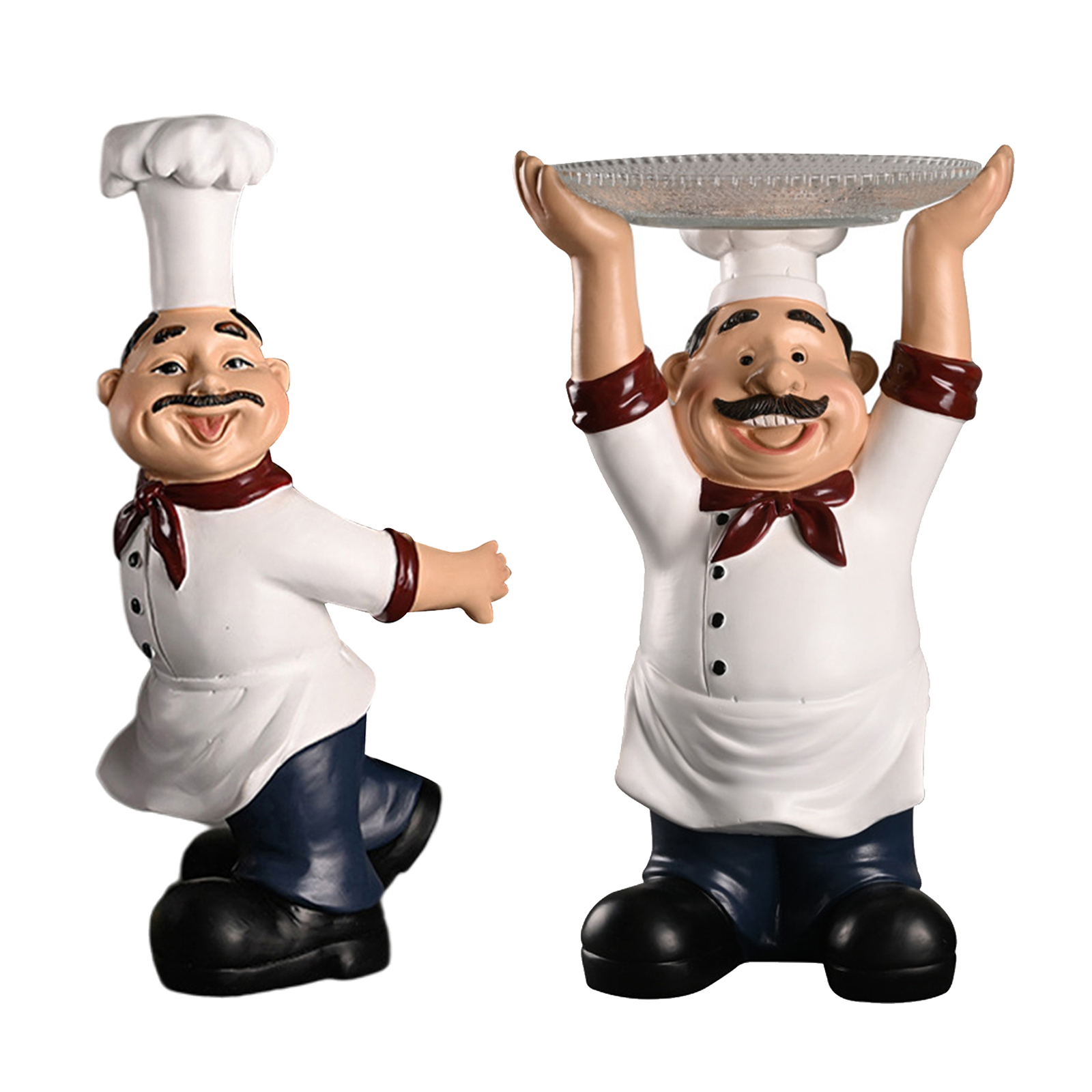 Country Retro Chef Statue Figu - Home Cooking Chef บทวิจารณ์และราคา