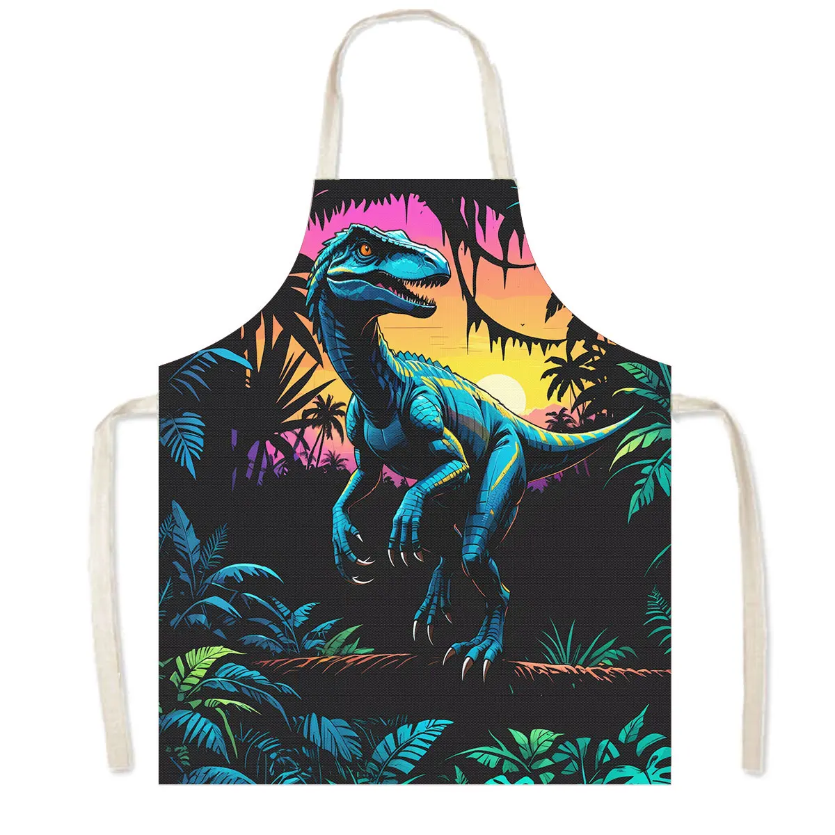 Cute Dinosaur Print Kitchen Ap - Home Cooking Chef บทวิจารณ์และราคา