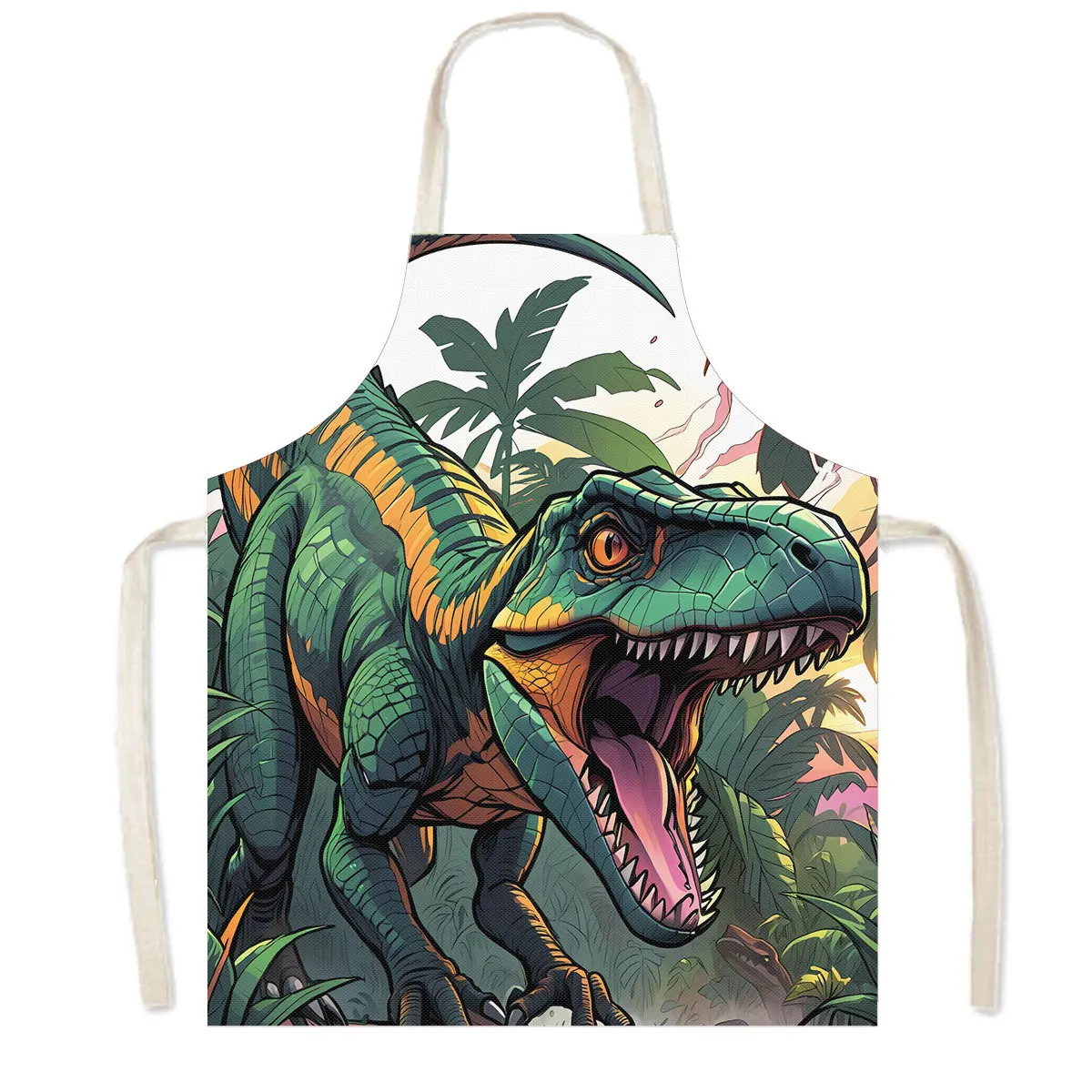 Cute Dinosaur Print Kitchen Ap - Home Cooking Chef บทวิจารณ์และราคา