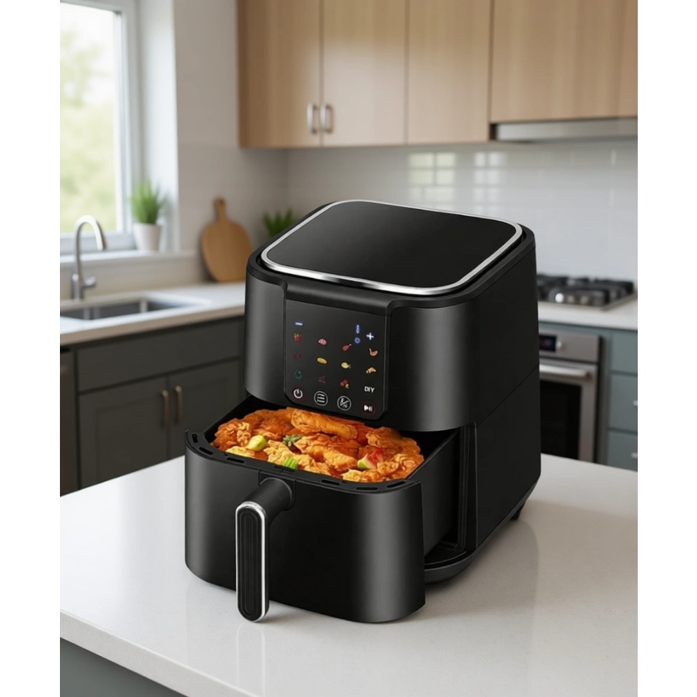 Large 6Qt Oil Free Airfryer Ov - Home Cooking Meal บทวิจารณ์และราคา