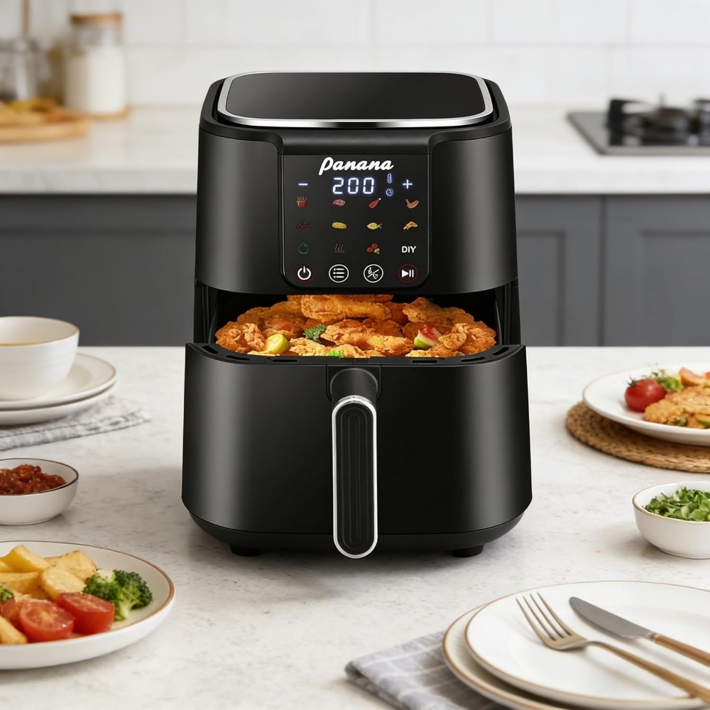 Large 6Qt Oil Free Airfryer Ov - Home Cooking Meal บทวิจารณ์และราคา