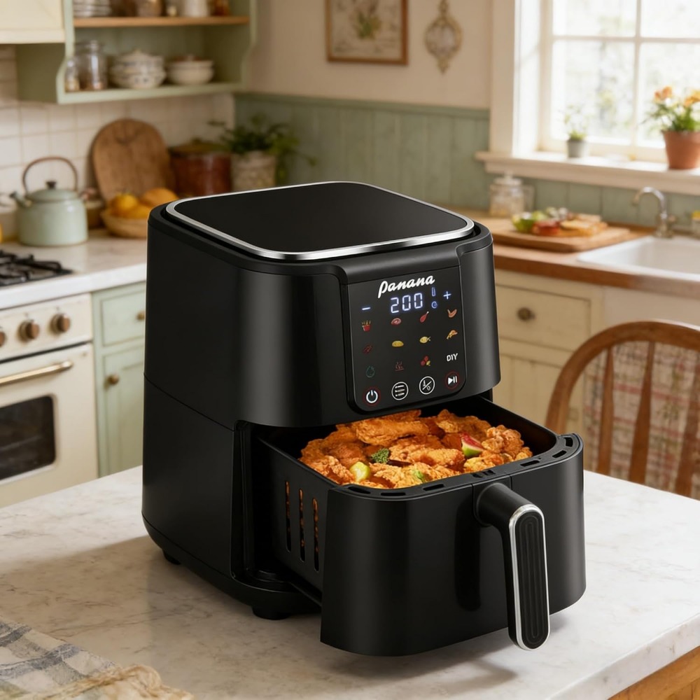 Large 6Qt Oil Free Airfryer Ov - Home Cooking Meal บทวิจารณ์และราคา