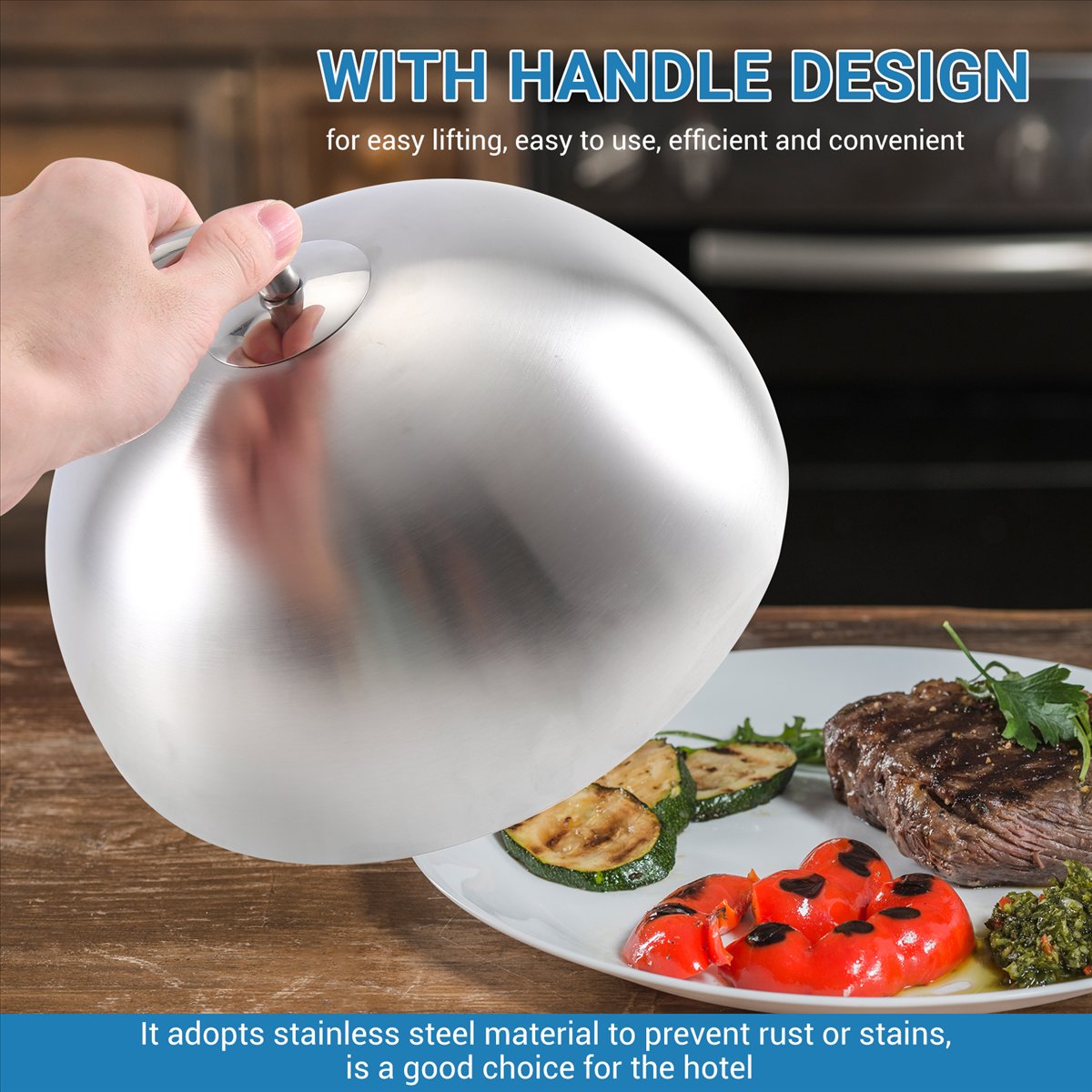 1Pcs 24cm Stainless Steel Stea - Home Cooking Meal บทวิจารณ์และราคา