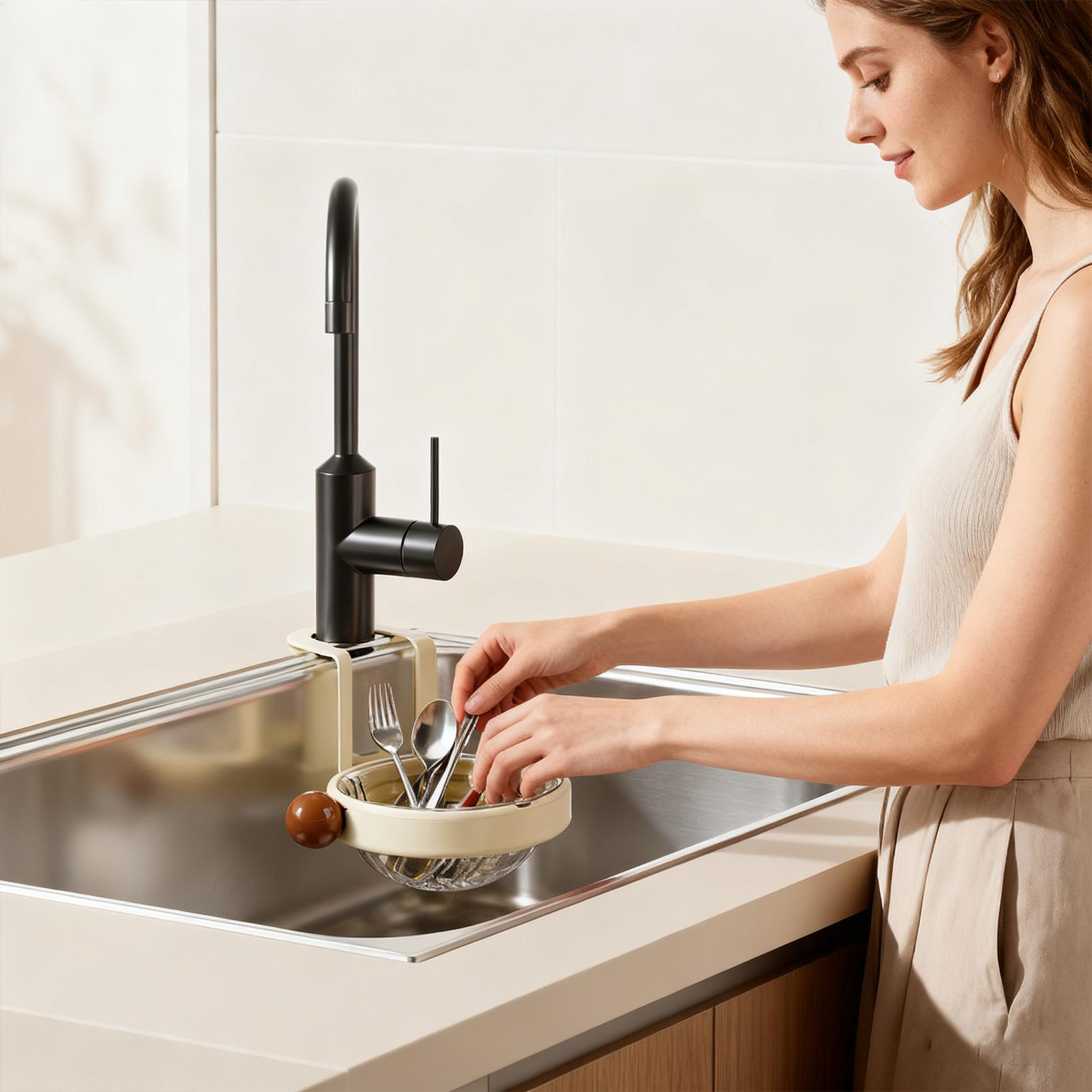 Sink Drain Basket Kitchen Auto - Home Cooking Meal บทวิจารณ์และราคา