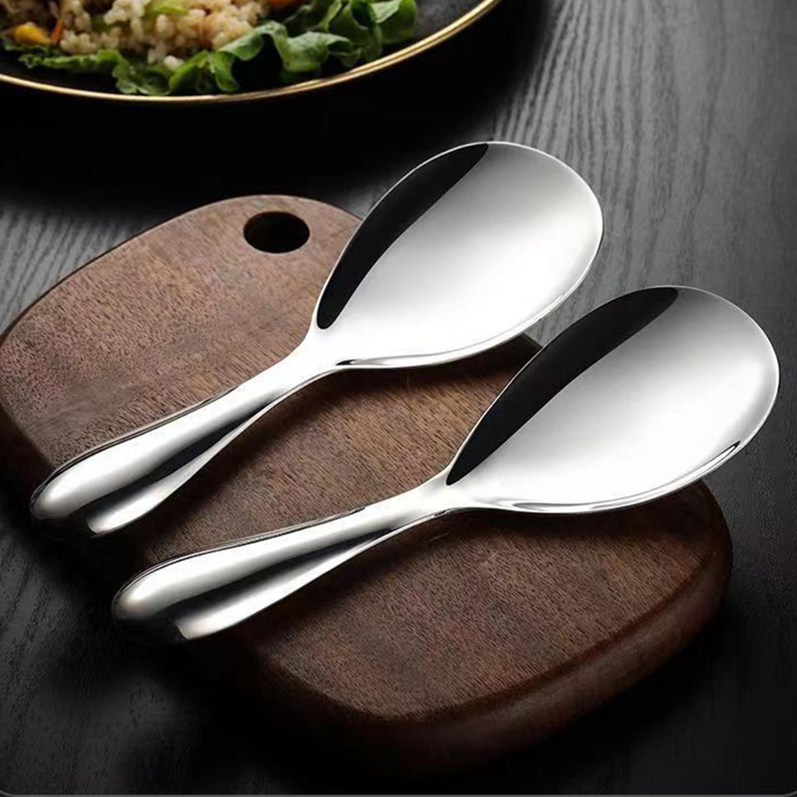 Stainless Steel Rice Spoon Pad - Home Cooking Services บทวิจารณ์และราคา
