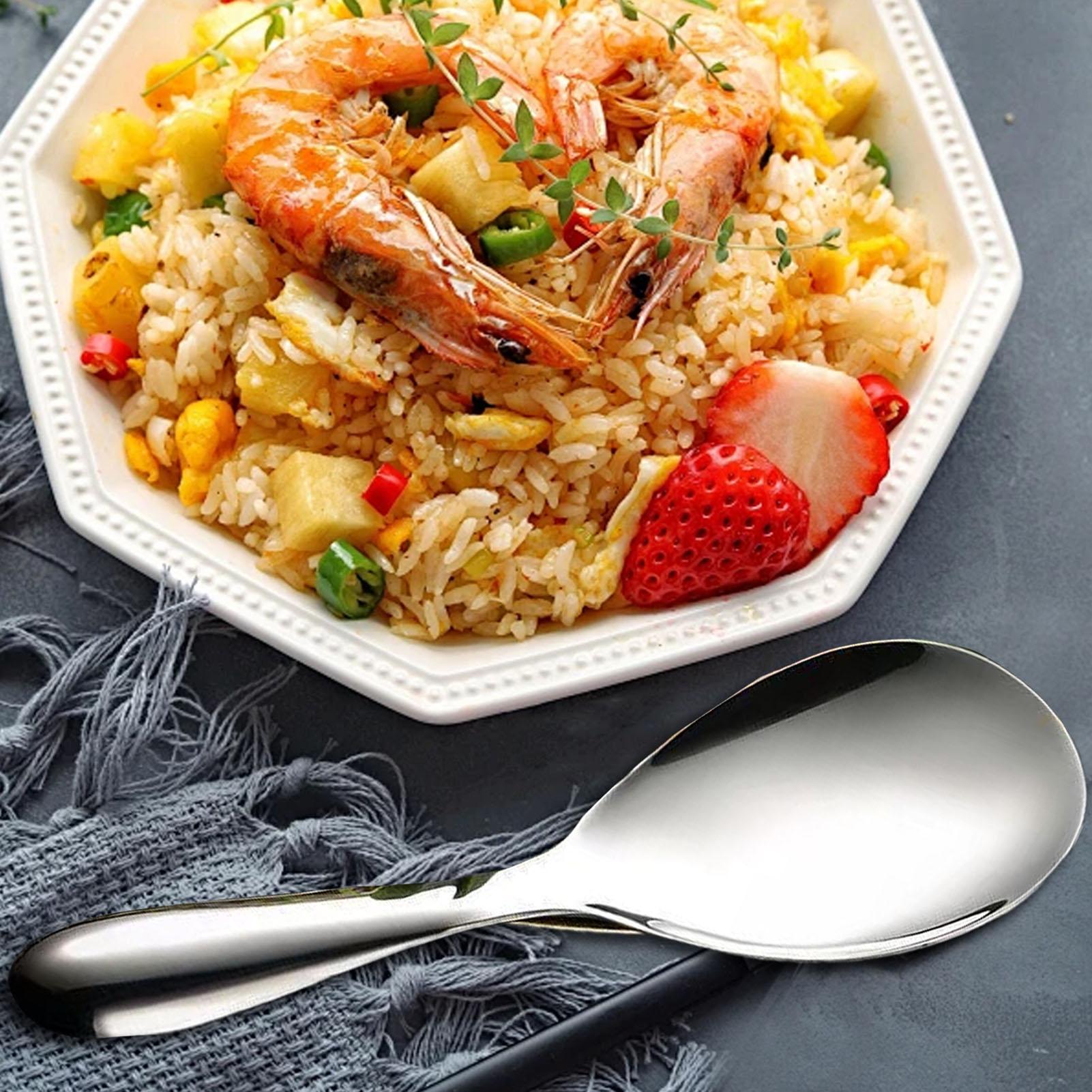 Stainless Steel Rice Spoon Pad - Home Cooking Services บทวิจารณ์และราคา