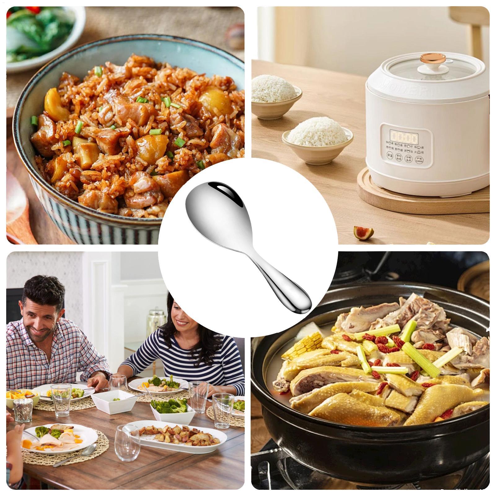 Stainless Steel Rice Spoon Pad - Home Cooking Services บทวิจารณ์และราคา