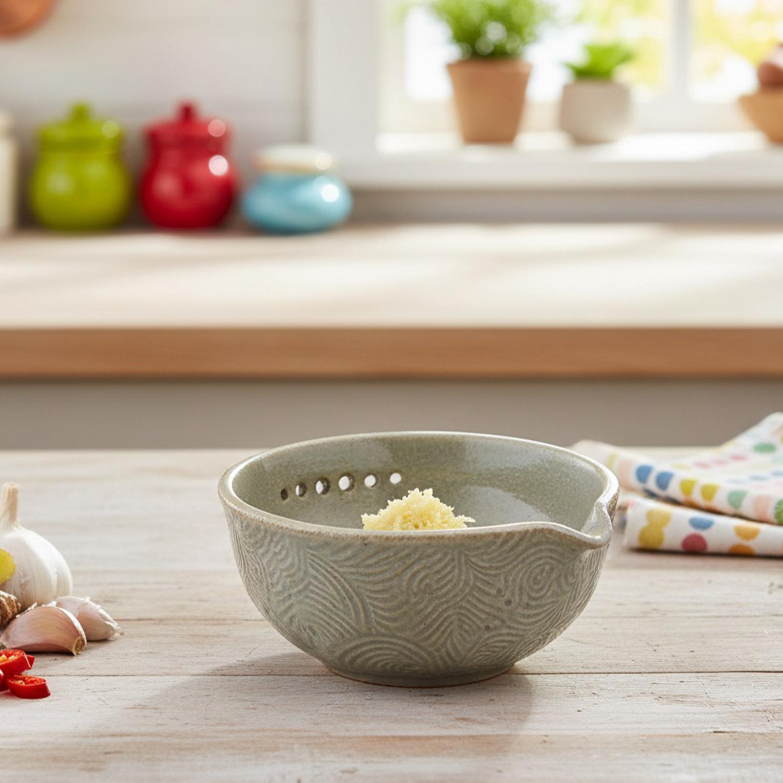 Grater Plate Ceramic Grinder B - Home Cooking Meal บทวิจารณ์และราคา
