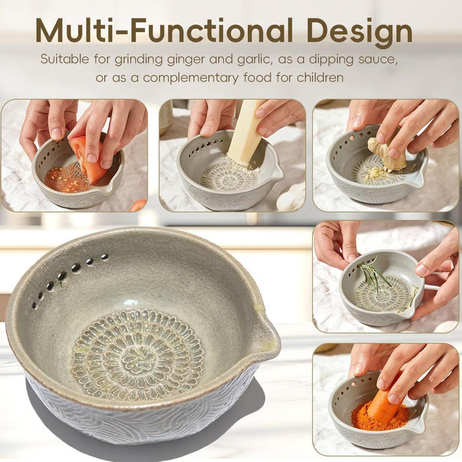 Grater Plate Ceramic Grinder B - Home Cooking Meal บทวิจารณ์และราคา