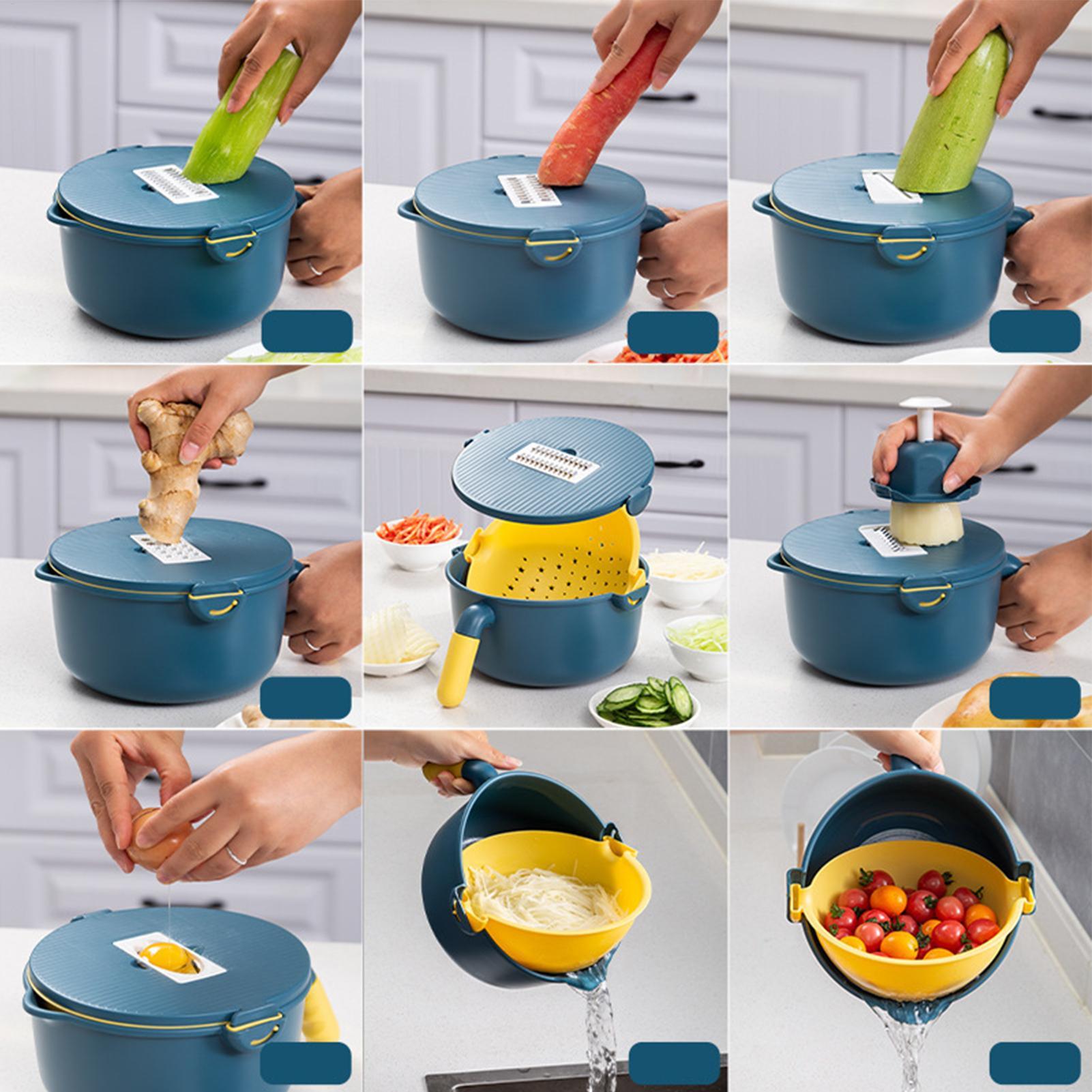 Veggie Slicer Kitchen Grater W - Home Cooking Meal บทวิจารณ์และราคา
